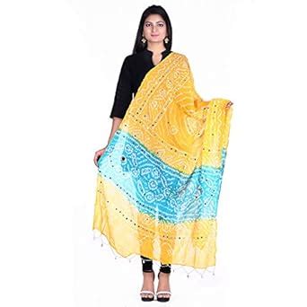JABAMA® Women's Cotton Bandhani Tie & Dye Design Rajasthani Handmade ...