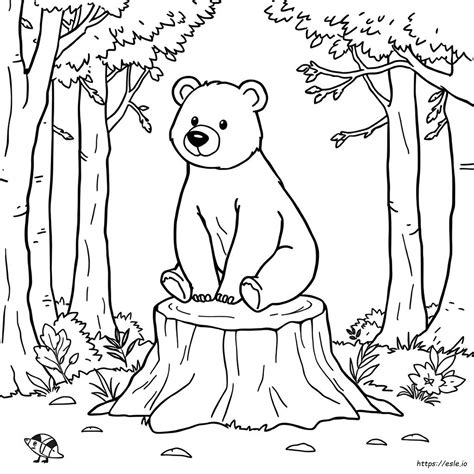 Printable Brown Bear Brown Bear Coloring Pages