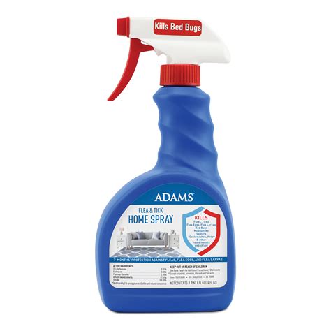 Buy Adams Flea & Tick Home Spray, Kills Fleas, Flea Eggs, Flea Larvae, Bed Bugs, Ticks, Ants ...