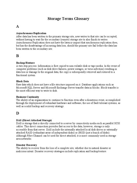 Image result for Computer Data Storage Terms