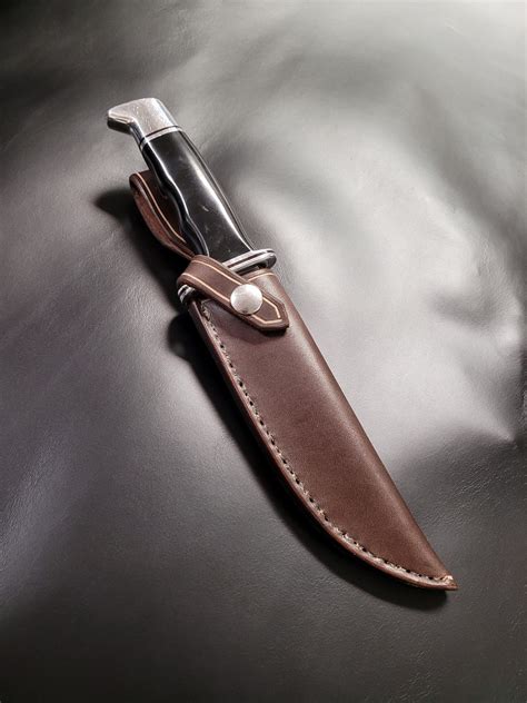 Handmade Leather Sheath for the Buck 119 – Grommet's Leathercraft