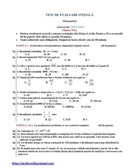 Test-intial-clasa-a-6-a-matematica-an-scolar-2023-2024.PDF – # ...