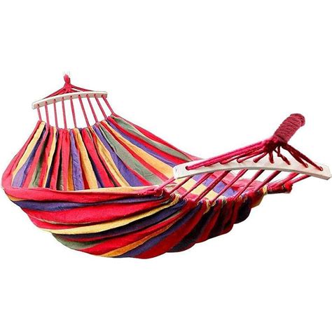 TNHS red Outdoor Hammock Swing Camping Beach Patio India | Ubuy