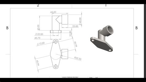 Image result for Solidworks Tutorial Simple Example