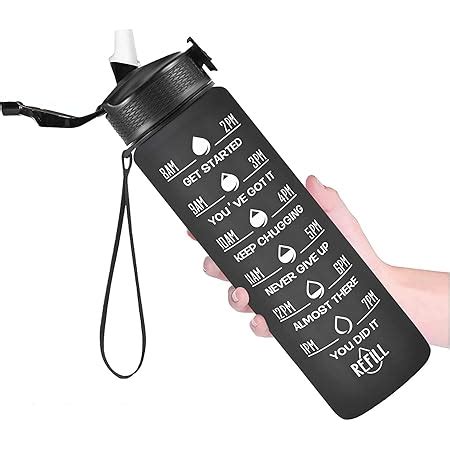 RichAxis Time maker motivational 1 L water bottles sipper water bottle ...