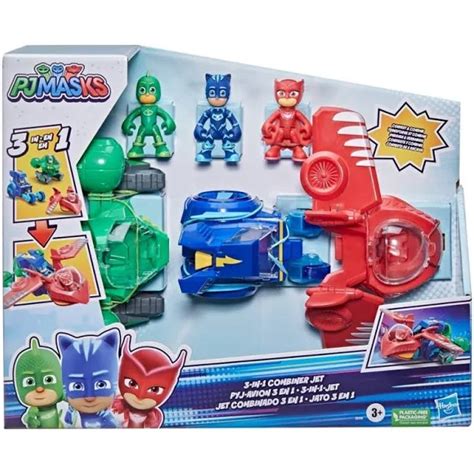 Buy Hasbro HSBF2119 PJ Masks 3-in-1 Combiner Jet Preschool Toy - Pack ...