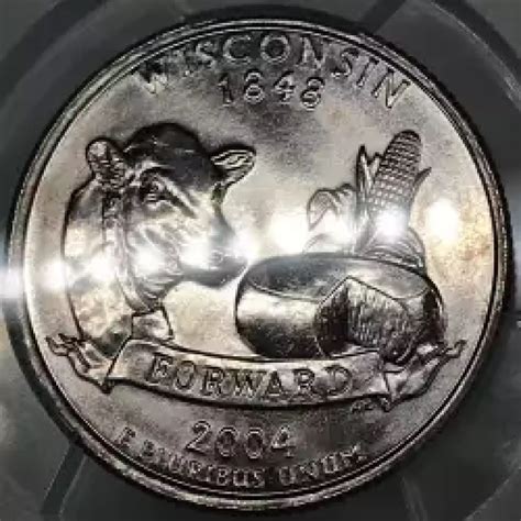 2004-D State Quarter PCGS MS-65 Wisconsin - Extra Leaf Low - Old Pueblo ...