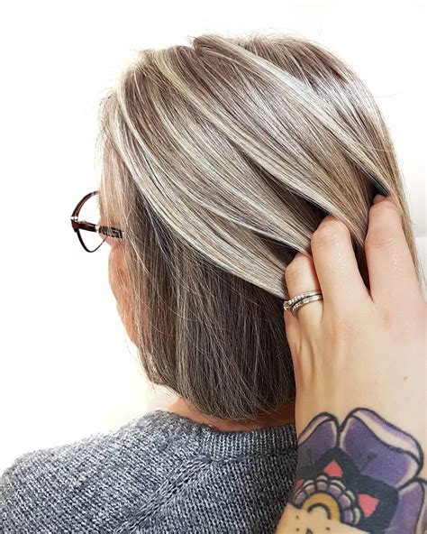 27 Gray Hair With Lowlights Ideas For Stunning Depth