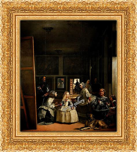 The Meninas Diego Velazquez 1656 the Ladies-in-waiting Hand Painted Oil ...