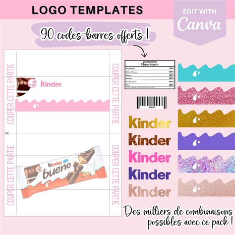 Complete Model to Create Kinder Bueno Packaging, Template template on ...