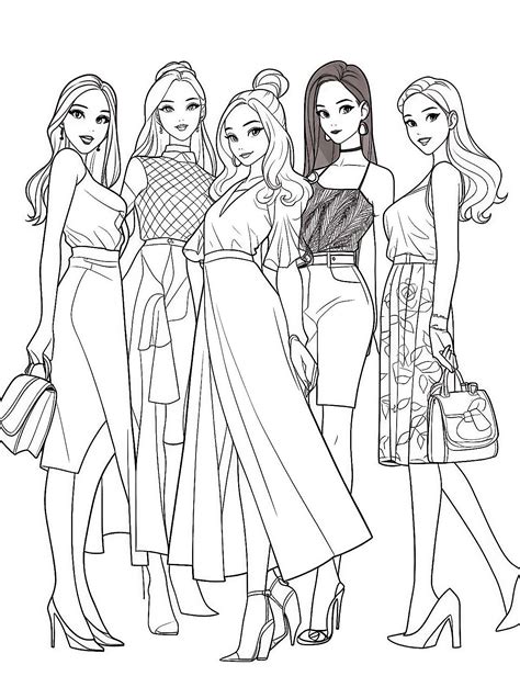 48 Barbie Coloring Pages For Kids And Adults - Our Mindful Life