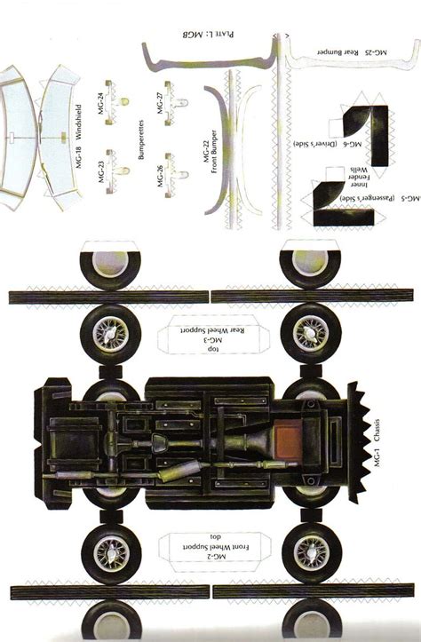 Simple Machine Paper Models 的图像结果