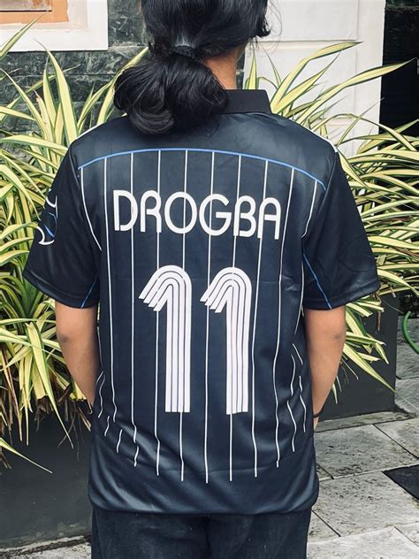 Best Retro jersey Chelsea drogba 2006/07 Third kit Half sleeve - P237 ...