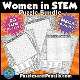 Women in STEM Word Search Puzzle BUNDLE | 10 Wordsearch Puzzles | Part 1