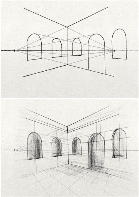 Image result for Two-Point Perspective View Drawing
