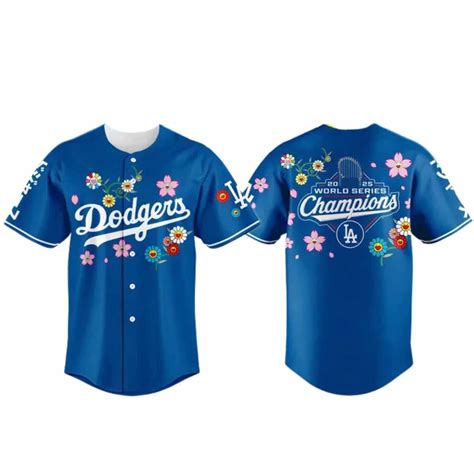 Dodgers x Takashi Murakami World Series Champions Jersey - Nouvette