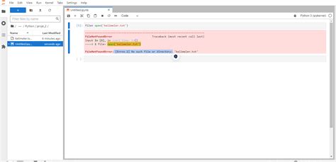Image result for No Such File or Directory in Python Problem Solution