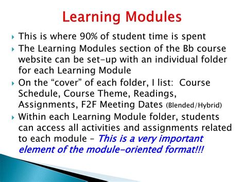 Image result for Learning Module Parts