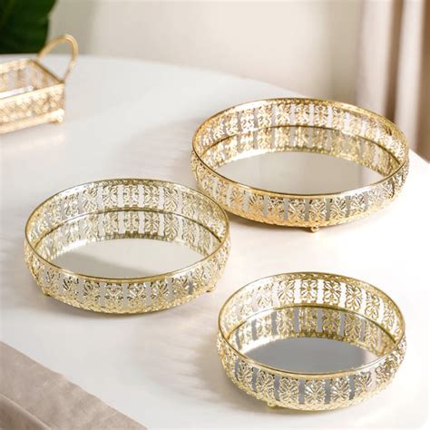 Set Of 3 Vintage Metal Decorative Tray Online - Premium Decorative Tray ...
