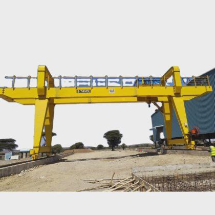 Tavol Brand Electric rail gantry crane 10 ton 5 ton double girder ...