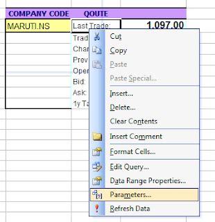Image result for Excel Web Query