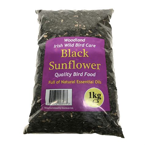 Woodland Black Sunflower Bird Seed 15kg