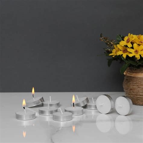 Buy Splendid Jasmine Scented Tea Light Candles - Set Of 10 from Home ...