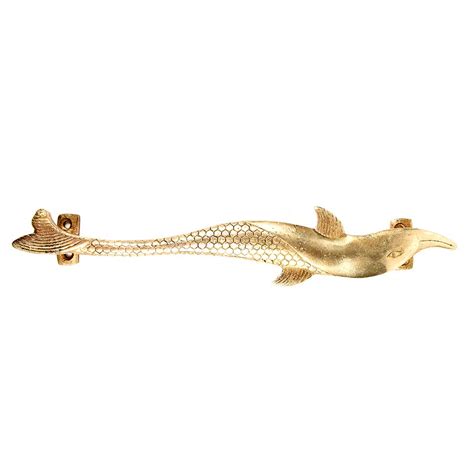 Dolphin Bronze Brass Door Handle