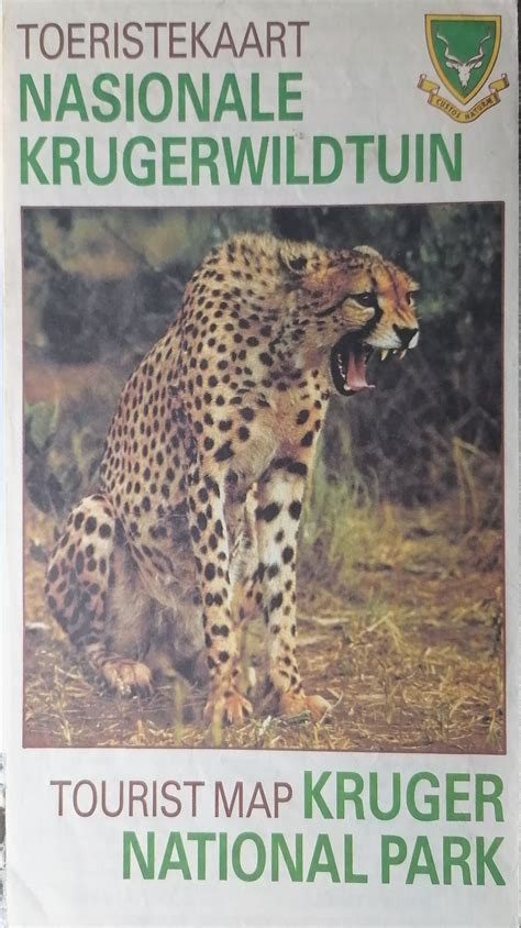 Kruger Park Map 1987 | Tourist map, Kruger national park, National parks