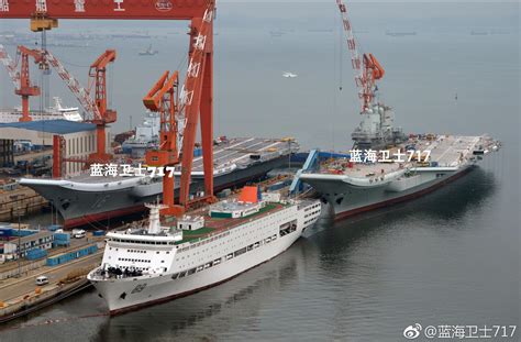 港媒：中国两大航母首次在船厂内同向并列 呈"双舰合璧"之态,中科国弘科技有限公司