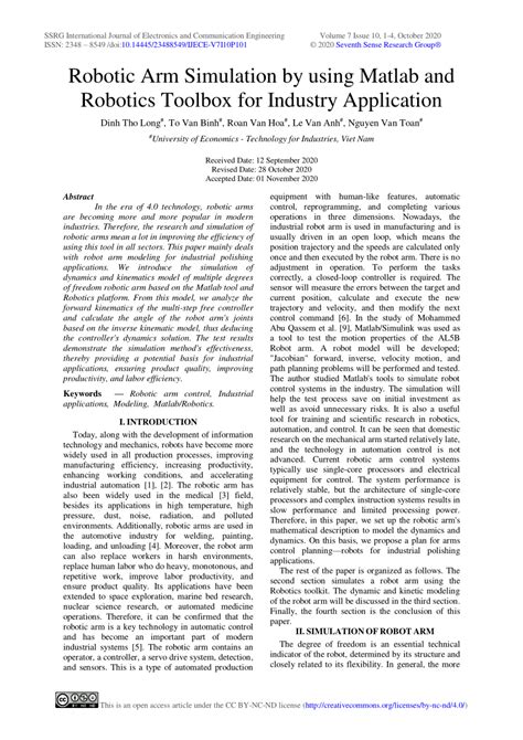 Robotic Arms Using MATLAB 的图像结果
