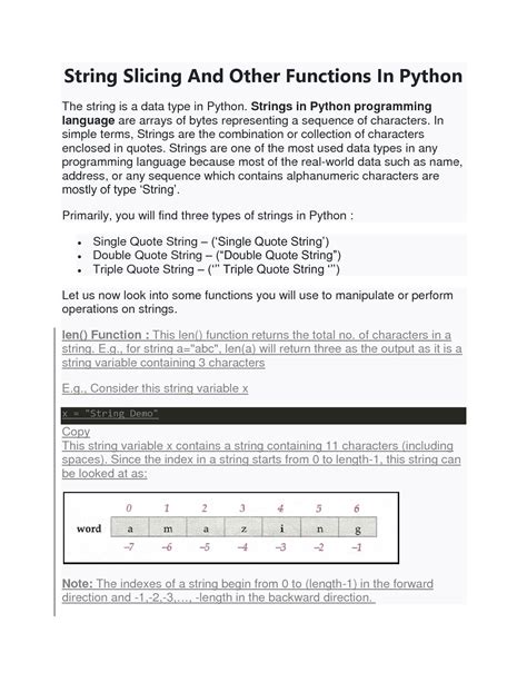 String Slicing Python 的图像结果
