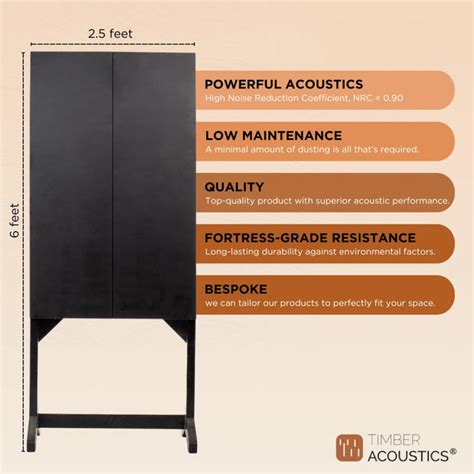 Foldable Vocal Booth for Home Studios | Timber Acoustics
