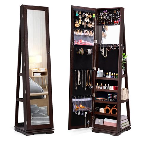 Floor Mirror Jewelry Storage at Frank Jimenez blog