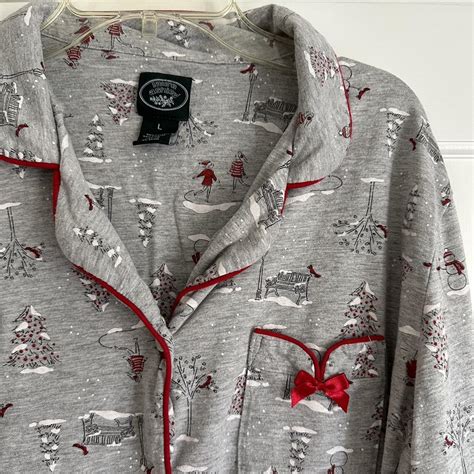 Laura Ashley Winter Wonderland Long-sleeve Pajama... - Depop