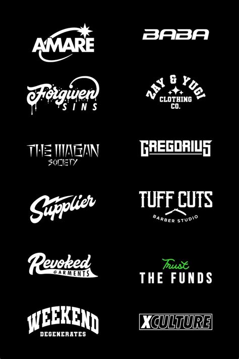 I will do highly impactful and trendy streetwear logo for your clothing brand | Clothing brand ...