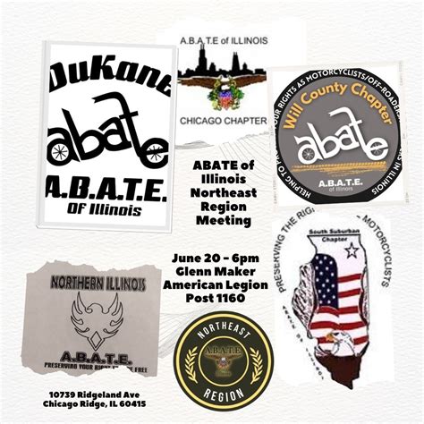 ABATE of Illinois Northeast Region Meeting, Glenn Maker American Legion ...