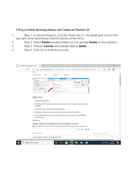 Image result for Remove Cookies Windows 7