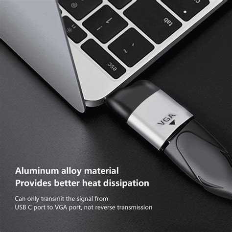 TECPHILE 1080p VGA to Type-C Convertor | Concept Kart