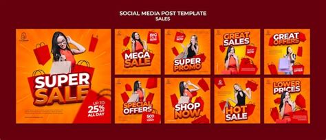 Sale instagram post template design | Premium PSD