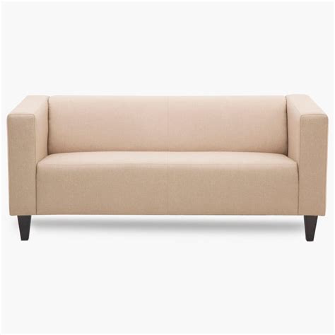 Buy New Athens Fabric 3-Seater Sofa - Beige from Home Centre at just ...