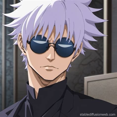 Satoru Gojo's Black Sunglasses in Jujutsu Kaisen | Stable Diffusion Online
