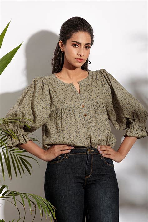 Earth Green Top – Pink Supply