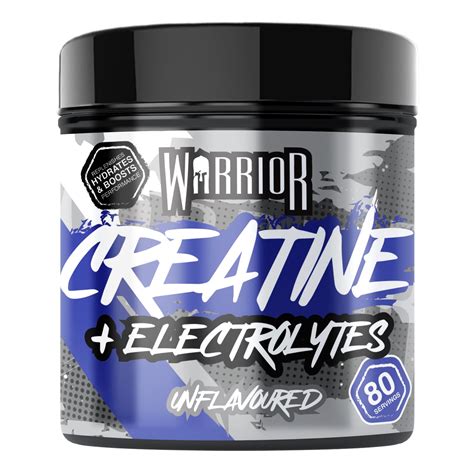 Warrior Creatine Plus Electrolytes - 80 Servings - Bodybuilding Warehouse