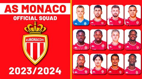 AS MONACO OFFICIAL SQUAD SEASON 2023/2024 - YouTube