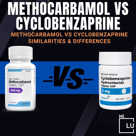 Methocarbamol Vs Cyclobenzaprine Similarities & Differences
