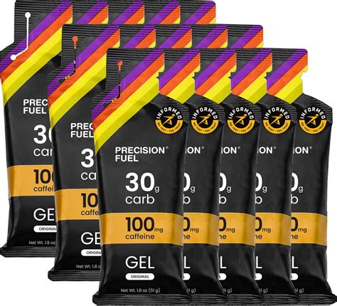 Amazon.com: Precision Fuel 30 Caffeine Energy Gel - Mild Flavour ...
