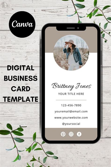 Image result for Digital Business Card Examples