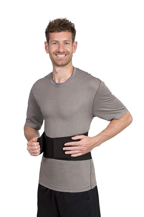 FitPro Adjustable Elastic Back Lumbar Support Brace, Large, Amazon ...