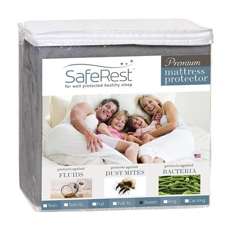 Buy SafeRest Mattress Protector - Waterproof Mattress Cover for Bed ...